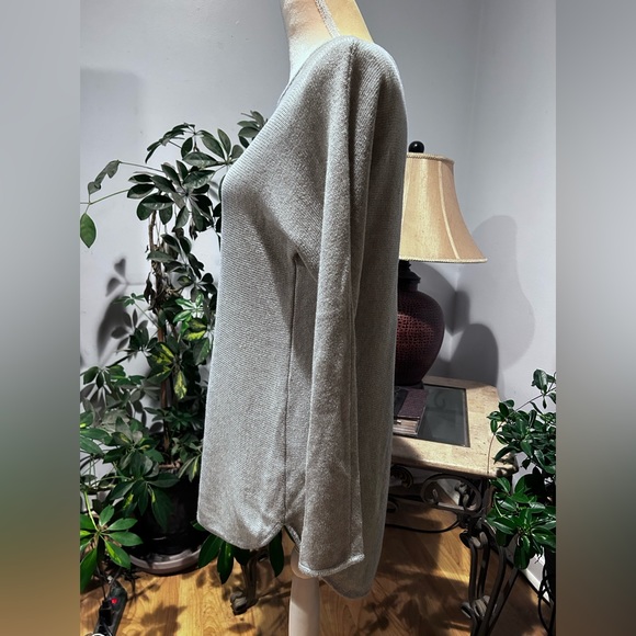 Micheal by Micheal Kors Cotton blend small gray tunic sweater Cute! - Picture 11 of 16